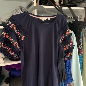 Boden shirt worn once….navy blue.   14/large.